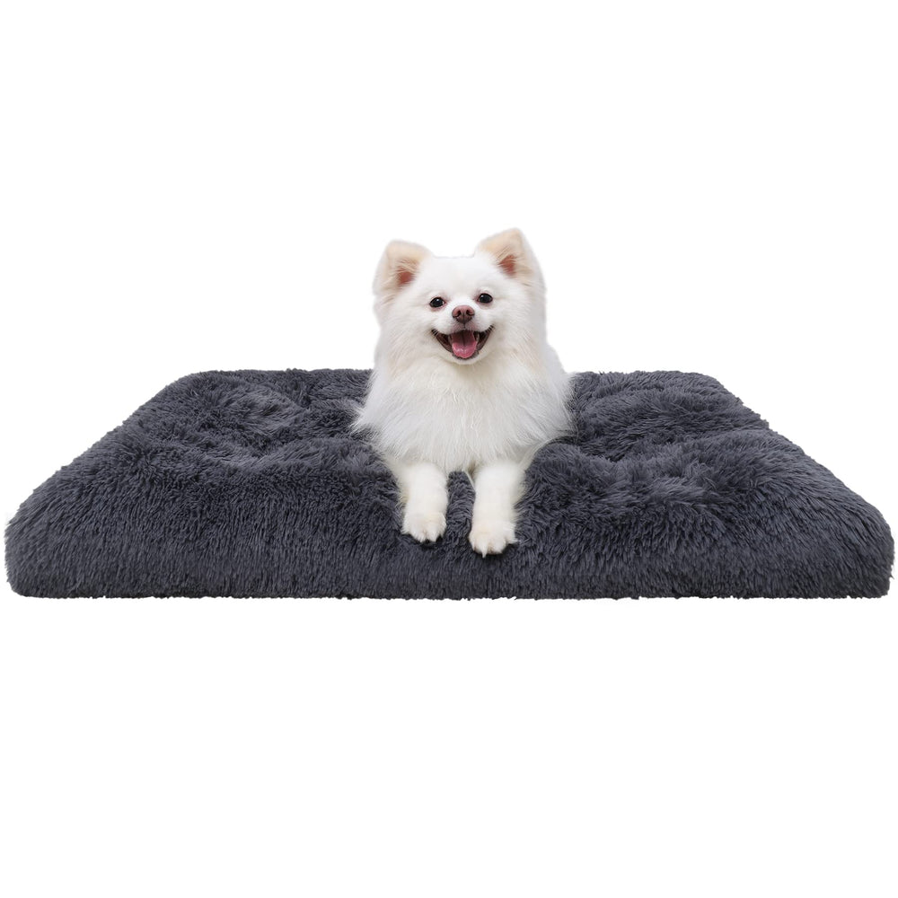 Vonabem cama para perro mediano de 30 pulgadas, vista frontal, útil para jaula.