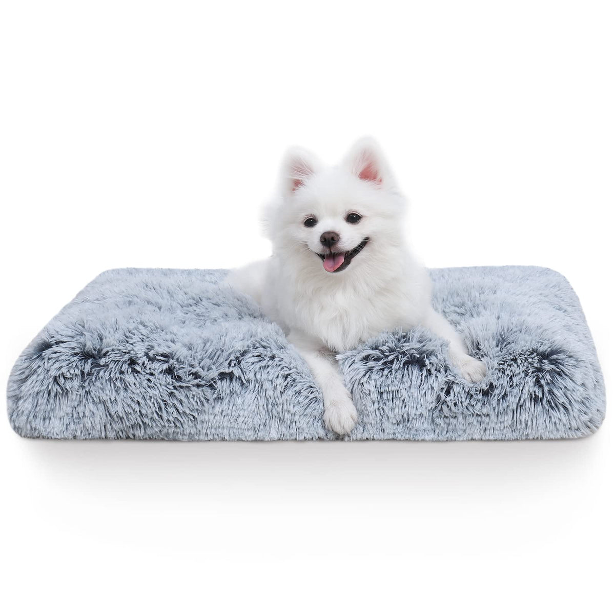 Vonabem cama para perro pequeño en jaula de 24 pulgadas, cama estable para dormir.