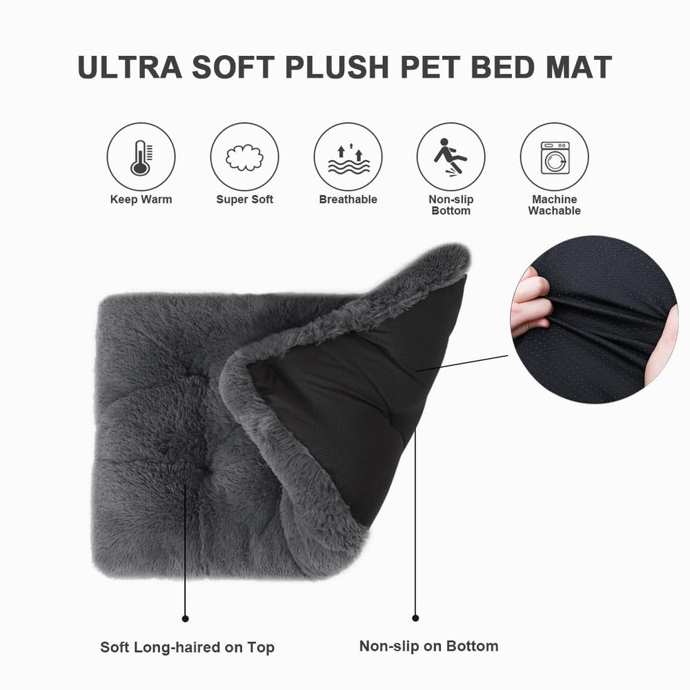 Dimensiones 41x27 pulgadas de la cama Vonabem XL, ideal para jaulas grandes.