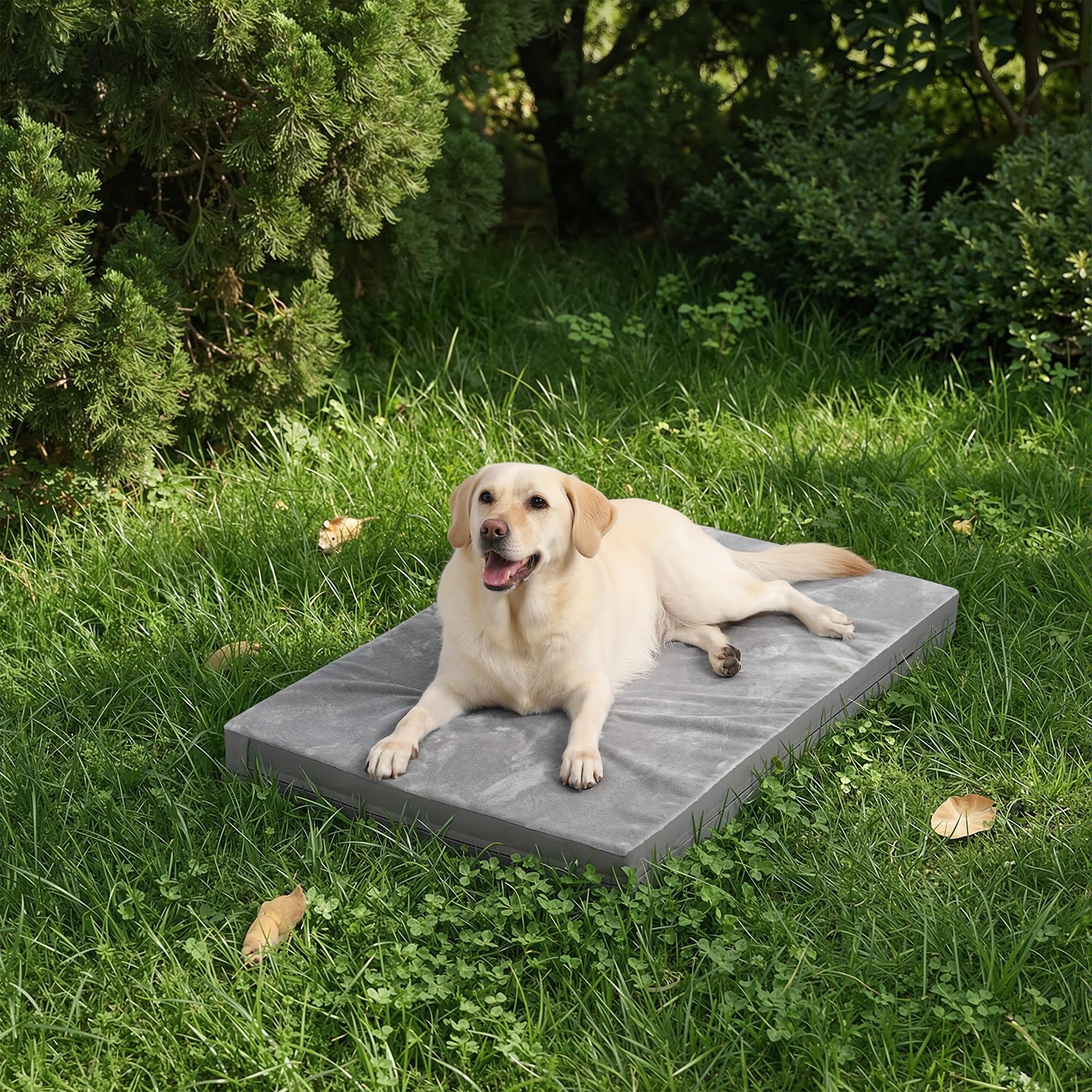 Vonabem cama-perro-xl diseño reversible para estaciones cálidas y frías