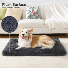 Vonabem cama para perro XL llena de fibras para mayor acolchado y descanso.