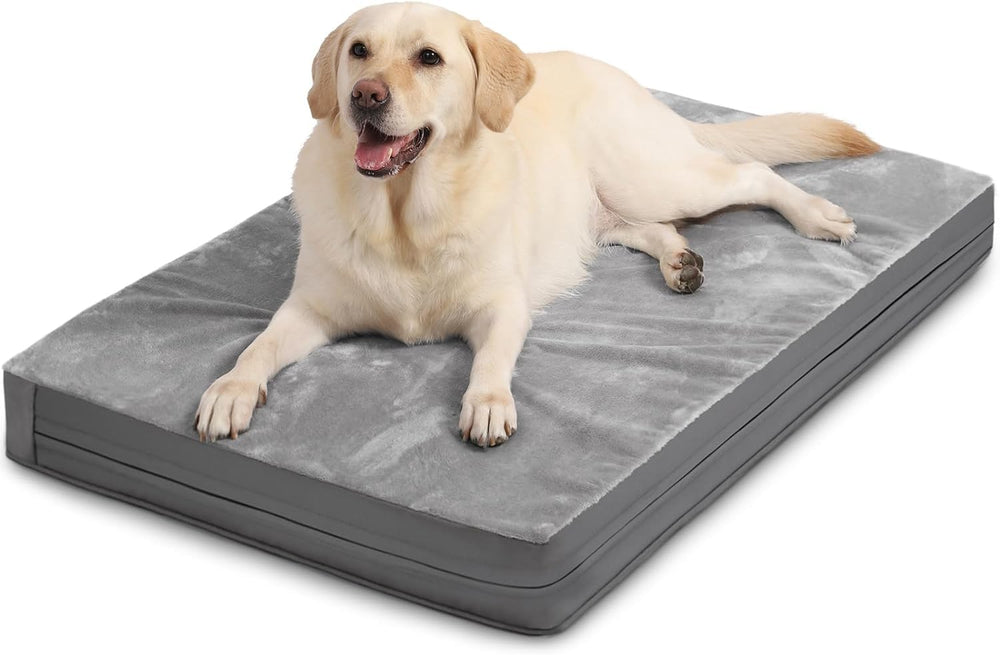 Cama Vonabem XXL reversible para perros, dos caras confortables para verano e invierno.