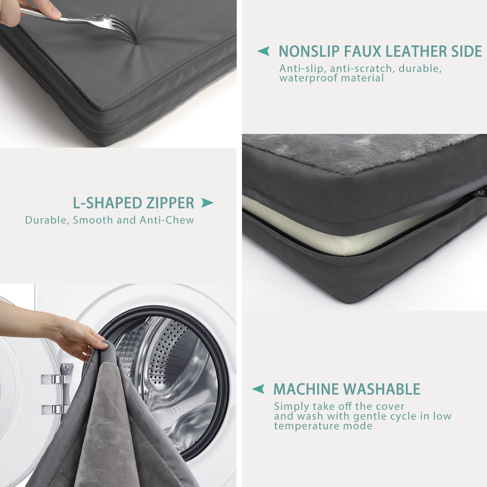 Vonabem forro lavable y desmontable para limpieza rápida.