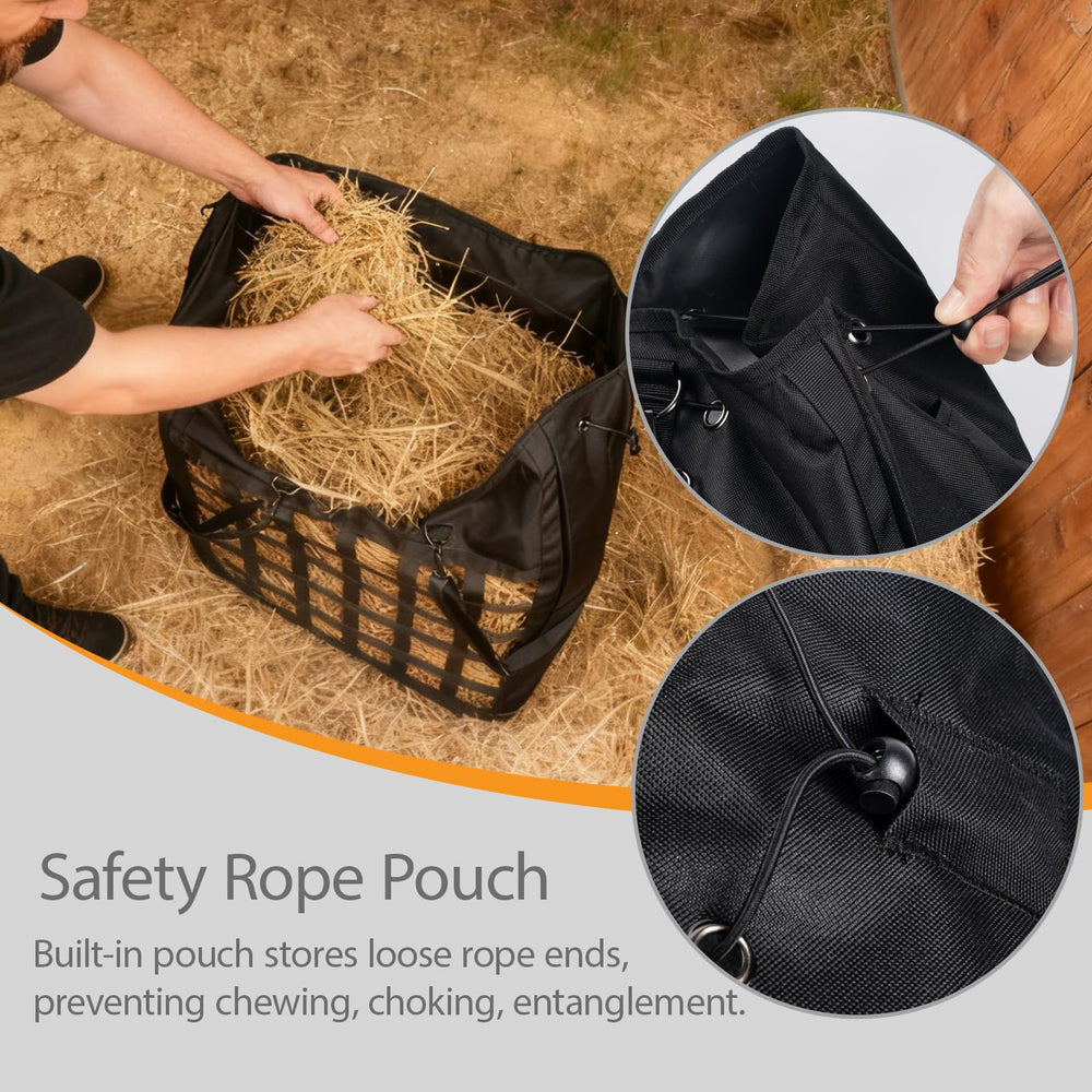 Bolsillo para cuerda en Vorhomness, evita enredos y mejora la seguridad.