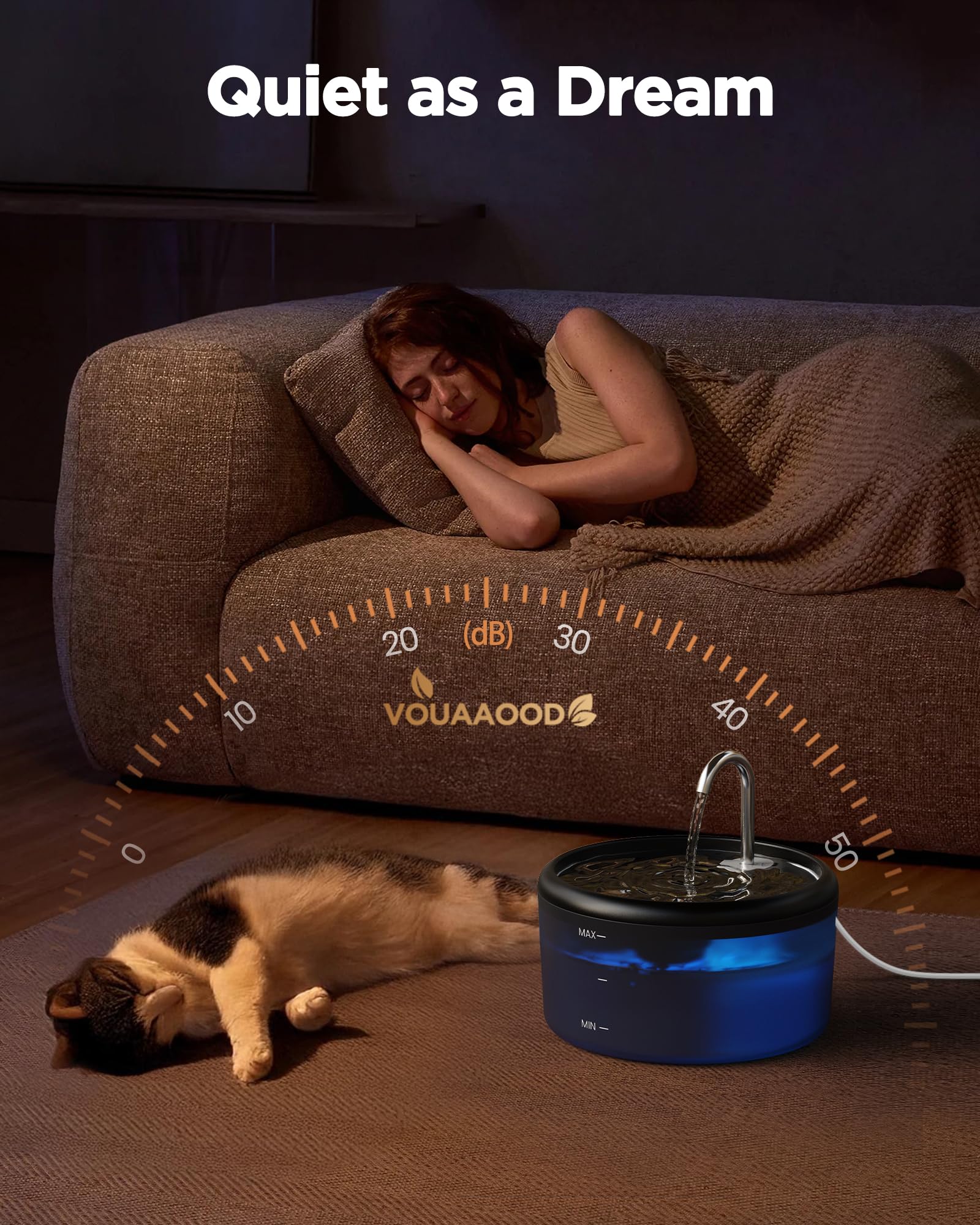 La vouaaood-filtro-vida-saludable-impurezas mantiene el agua limpia y fresca.