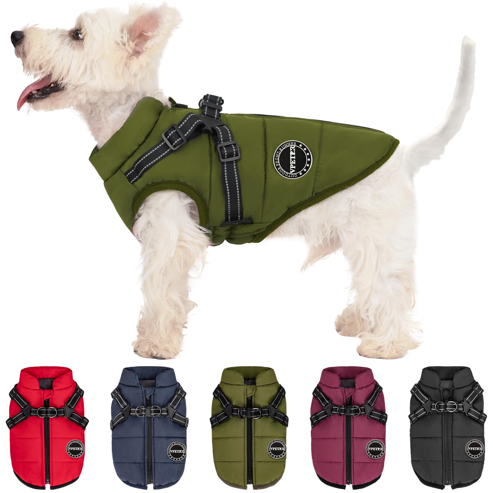 Chaqueta V.PET.B.R capa-invierno-perro, ajuste cómodo para paseos diarios.