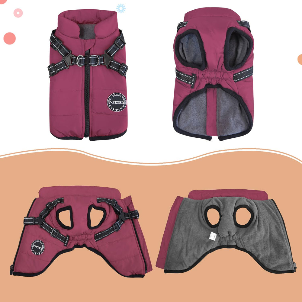 V.PET.B.R interior suave de forro polar brinda calidez cómoda