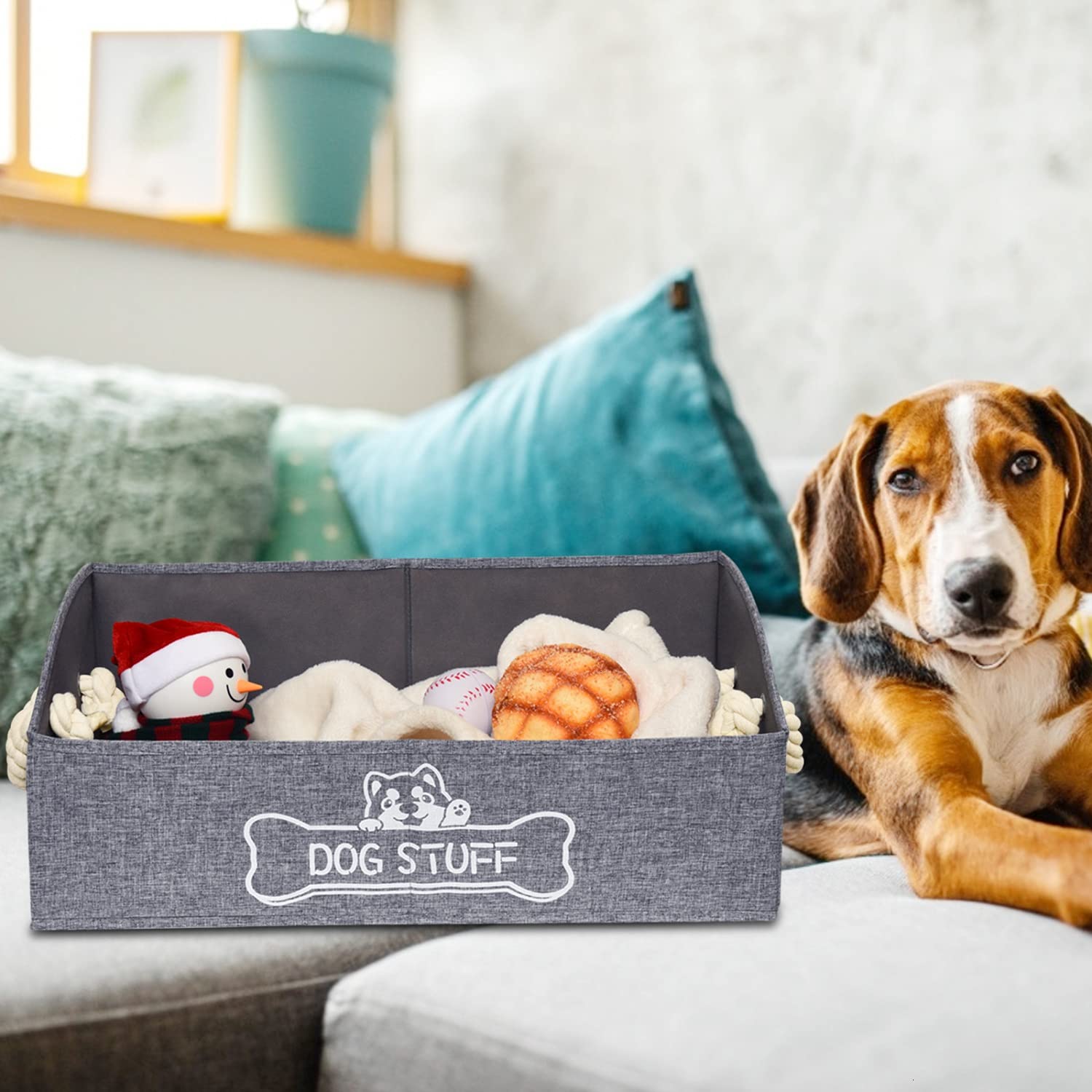 Cesta de almacenamiento plegable para mascotas de la marca Vumdua
