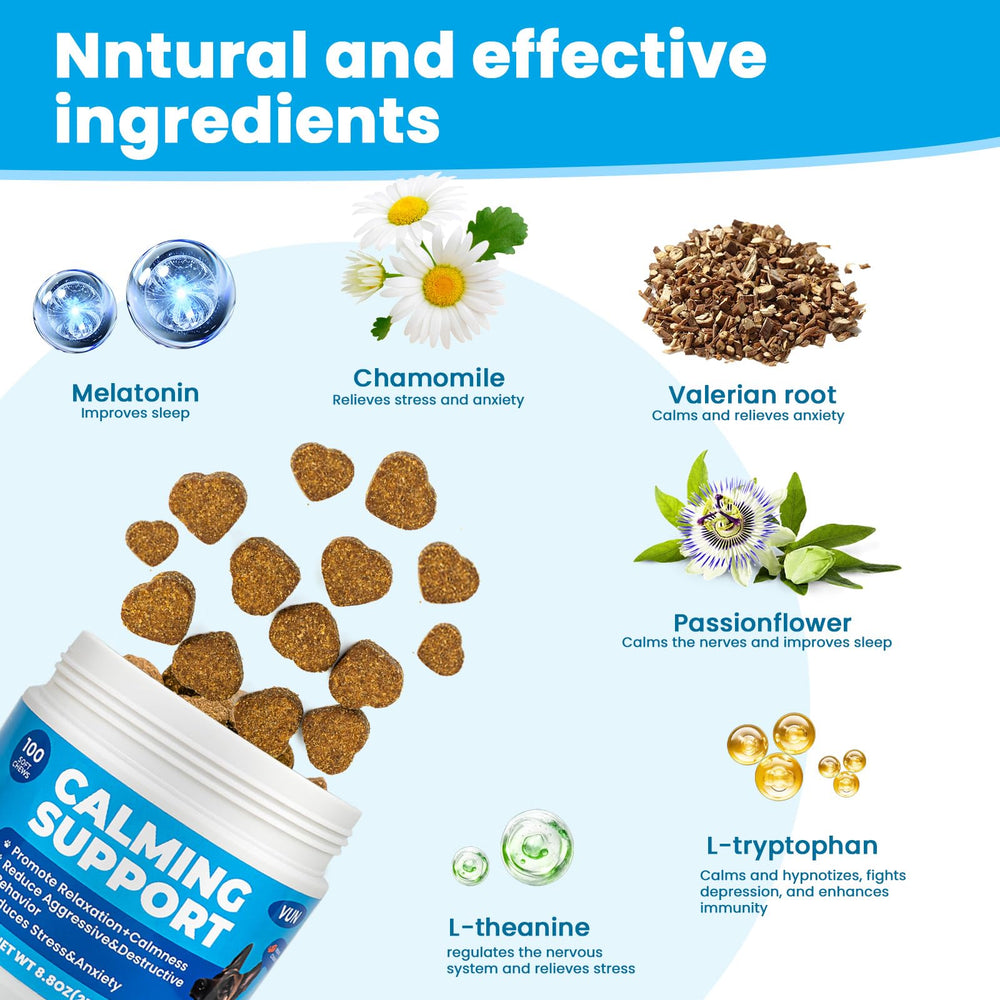 VUN Calming Chews sabor pollo, agrado para perros selectos
