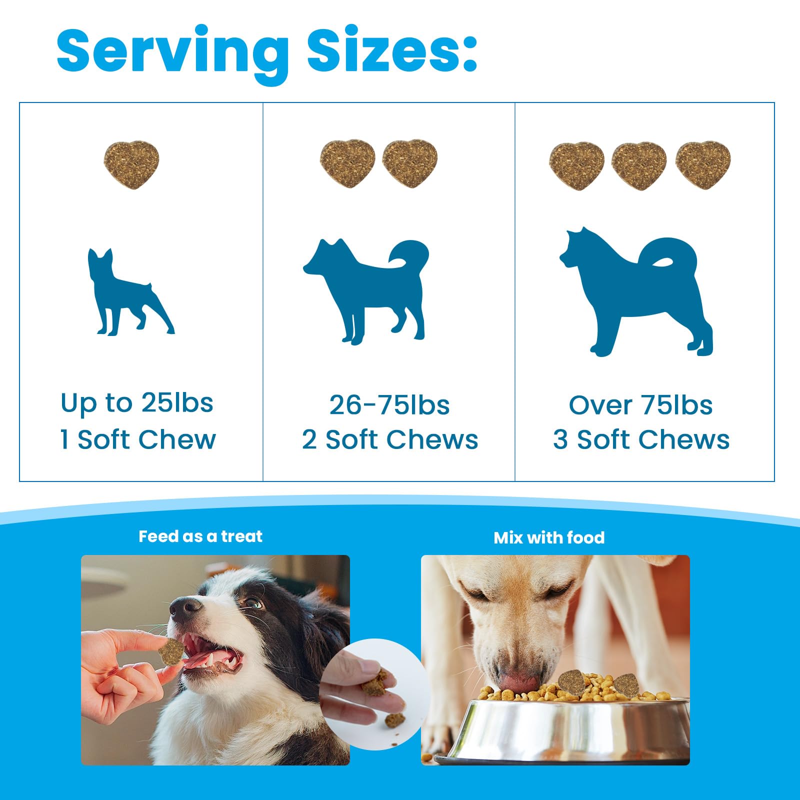 VUN Calming Chews uso diario para perros de todas las edades