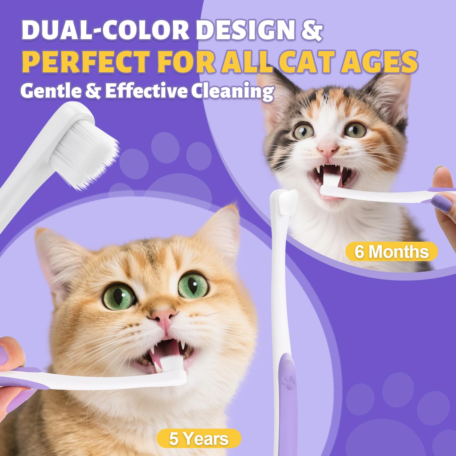 VVHOMIFE diseño ergonómico facilita el cepillado para dueños y gatitos