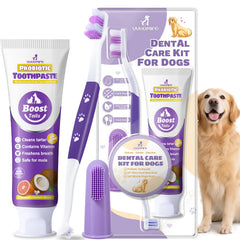 VVHOMIFE pasta dental sabor coco-pollo para higiene bucal del perro.