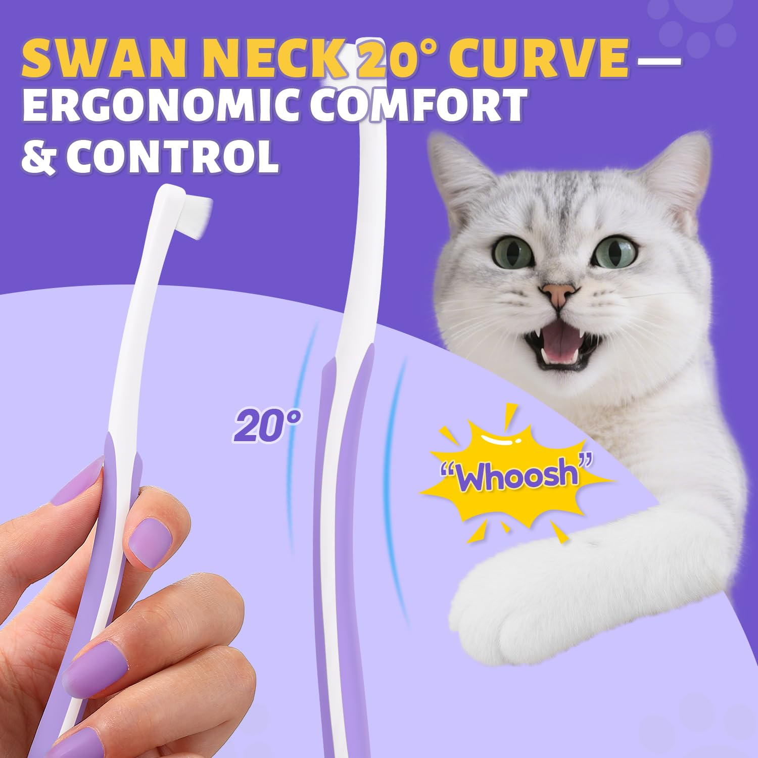 VVHOMIFE recomendado por veterinarios para higiene bucal felina