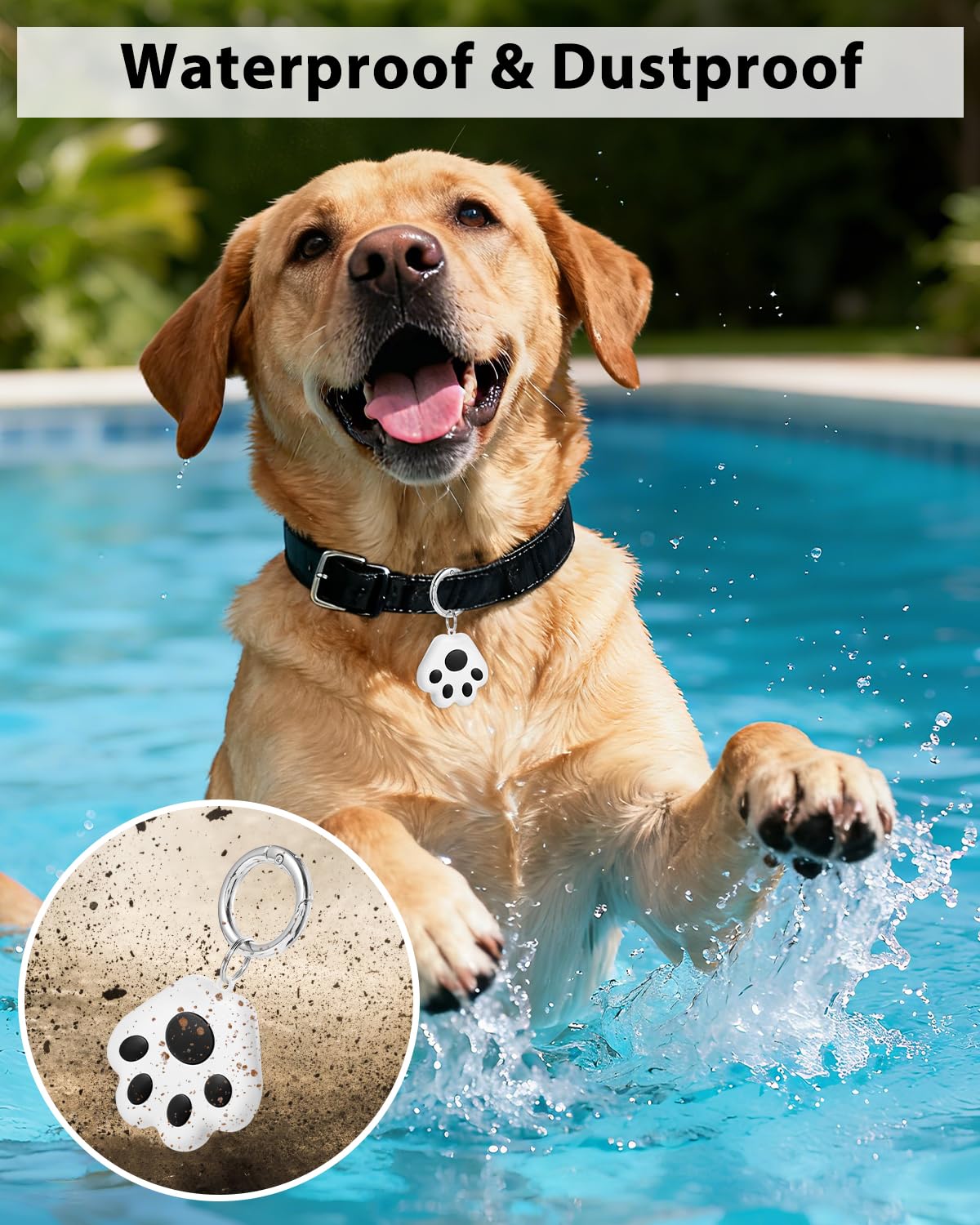 VVyL rastreador para mascotas sin suscripción y sin cuotas mensuales