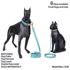 Collar waaag para gato con motivos celestes, estilo único para tu mascota.