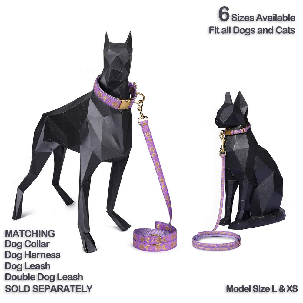 Collar WAAAG con diseño lunar creciente para gatos o perros.