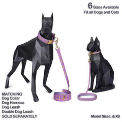 Collar WAAAG con diseño lunar creciente para gatos o perros.