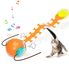 Waaiio bola rodante interactiva para gatos activos en casa.