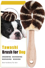Wablade Tawashi para perro, limpieza natural suave que cuida el pelaje.