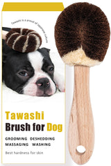 Wablade Tawashi para perro con pelo natural, cepillado suave y cómodo.