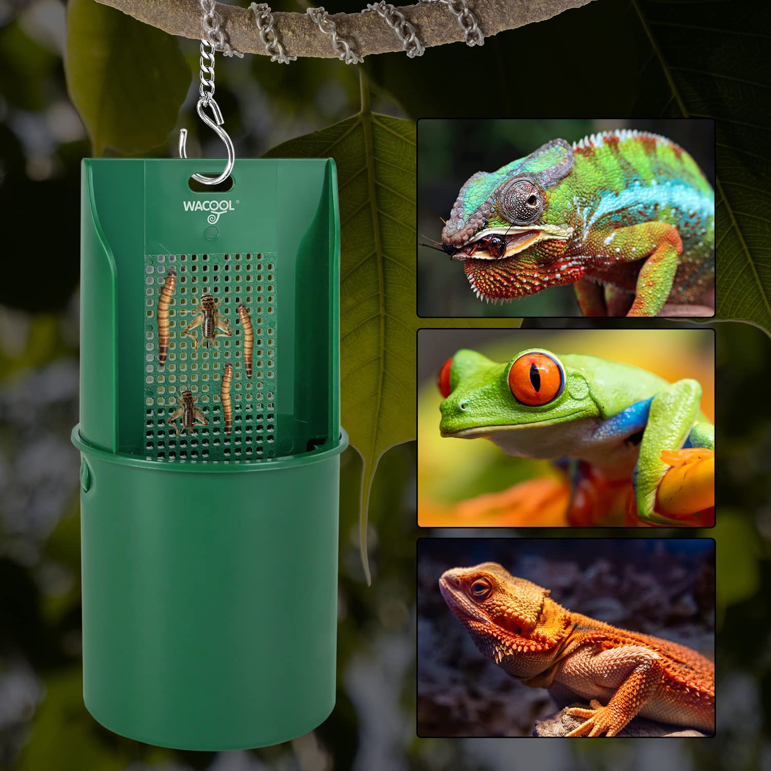 WACOOL diseño natural para sensación de caza en jaula