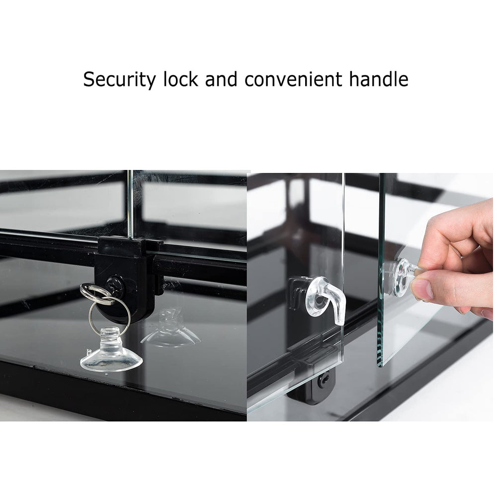 WACOOL tanque reptiles tapa anti-escape garantiza un cierre seguro para evitar escapes.