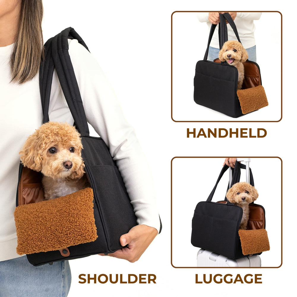 Wagfur fácil de transportar para mascotas pequeñas en viajes.