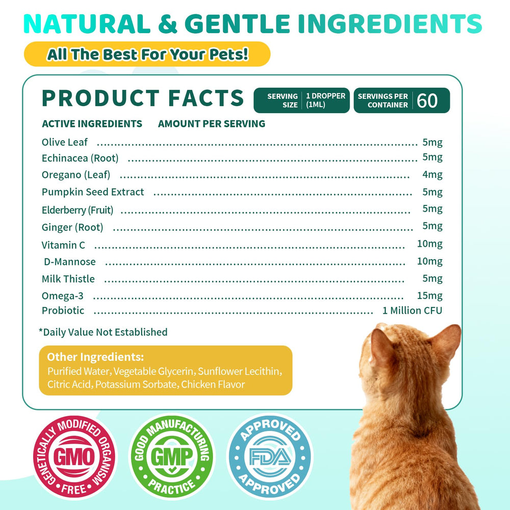 Wagmee ingredientes naturales y hierbas para bienestar del gato.