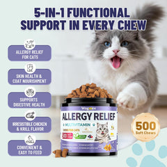 Omega-3 Wagmee cuida piel y pelaje del gato