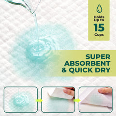 wagorific absorcion superior 6 capas almohadilla breeze para dos gatos