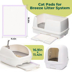 wagorific almohadilla desechable absorbente 6 capas para sistema breeze