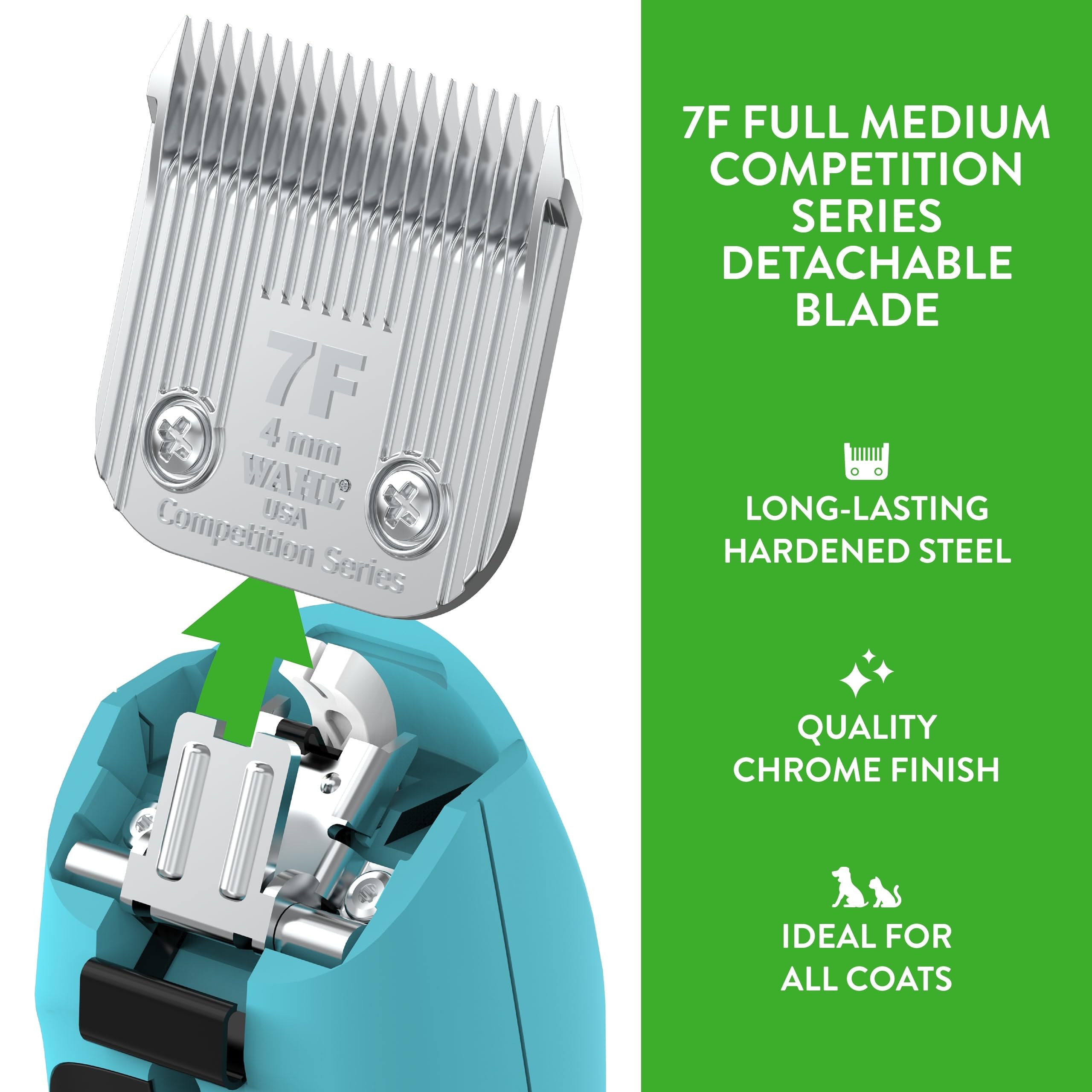Unidad nueva de Wahl 7F tras control de calidad listo para usar.