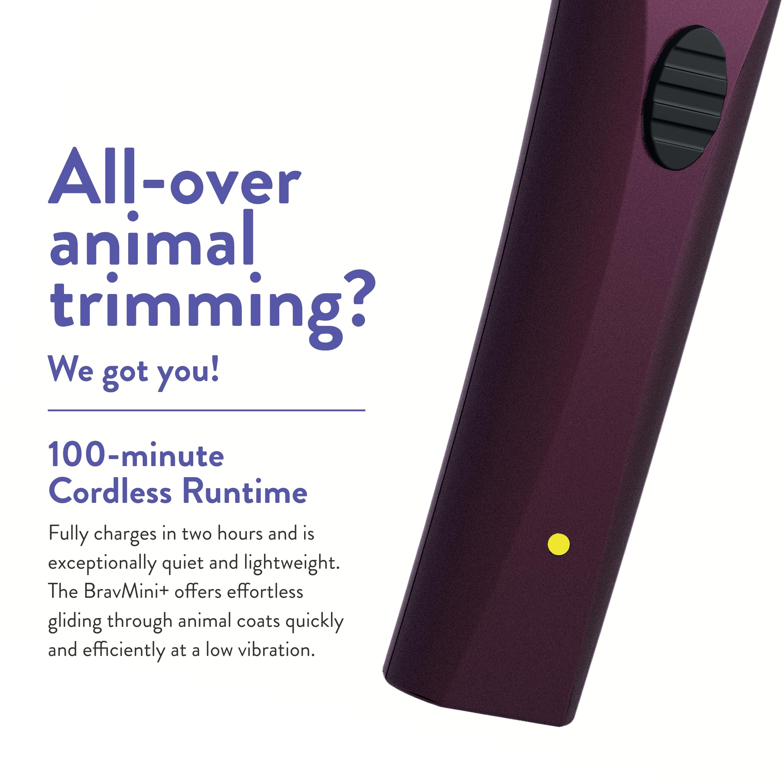 Wahl Bravmini+ guia ajustable de 5 posiciones para diferentes largos de pelo.