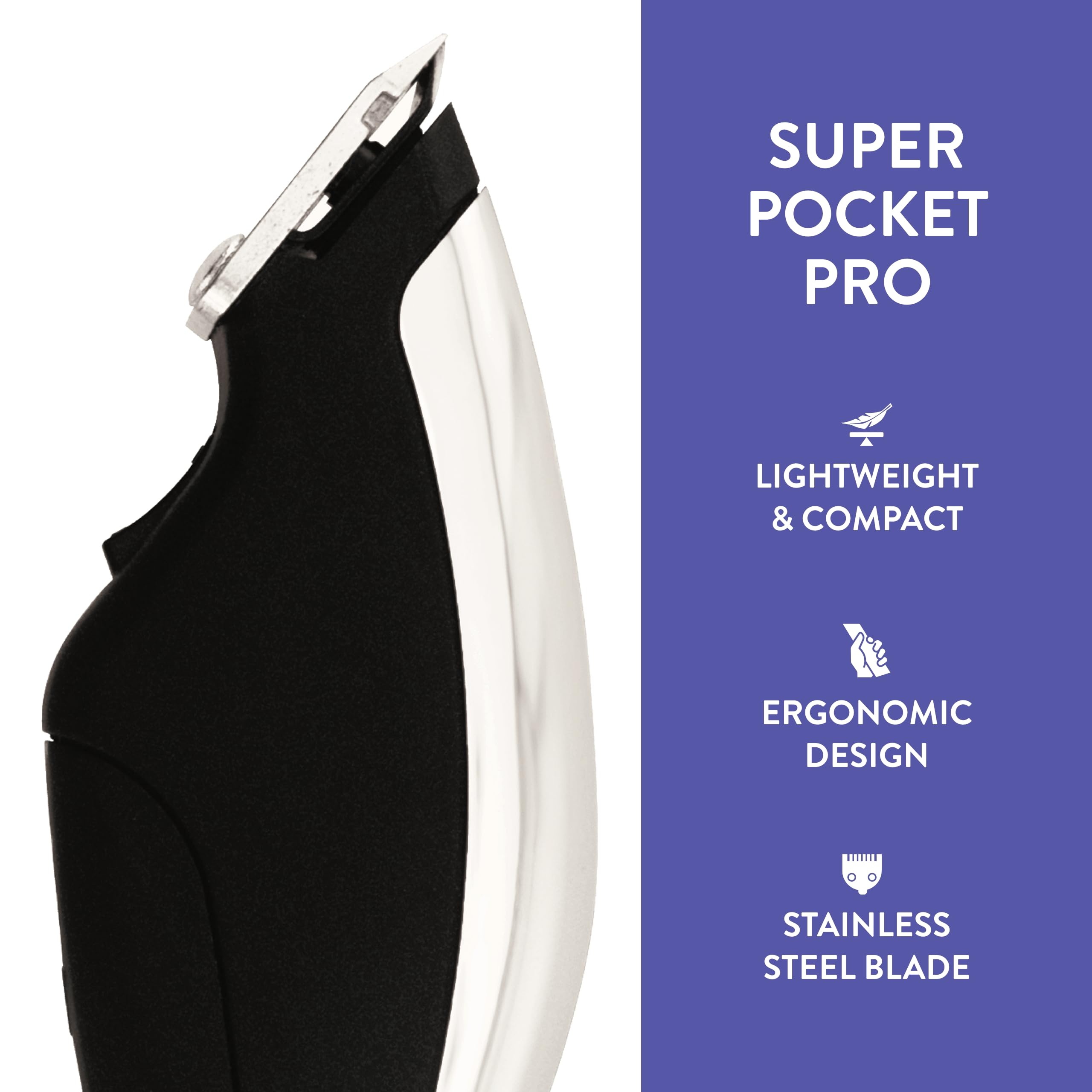 Wahl Equine Super Pocket Pro para recortar orejas con precisión.