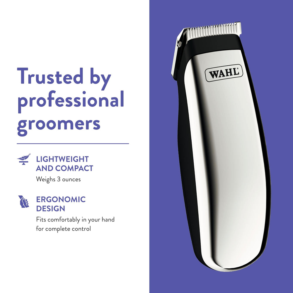 Wahl Equine Super Pocket Pro se adapta a la palma para retos discretos.