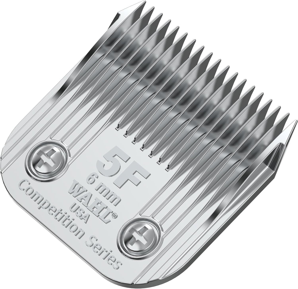 Hoja Wahl 5F para un corte suave de 6 mm en mascotas.