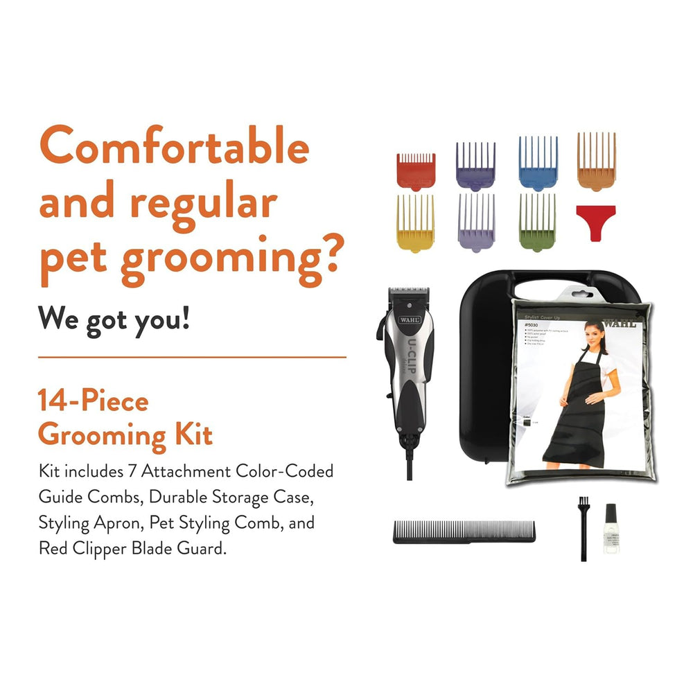 Wahl Pro Animal Deluxe U-Clip corte 8mm para pelaje ligero