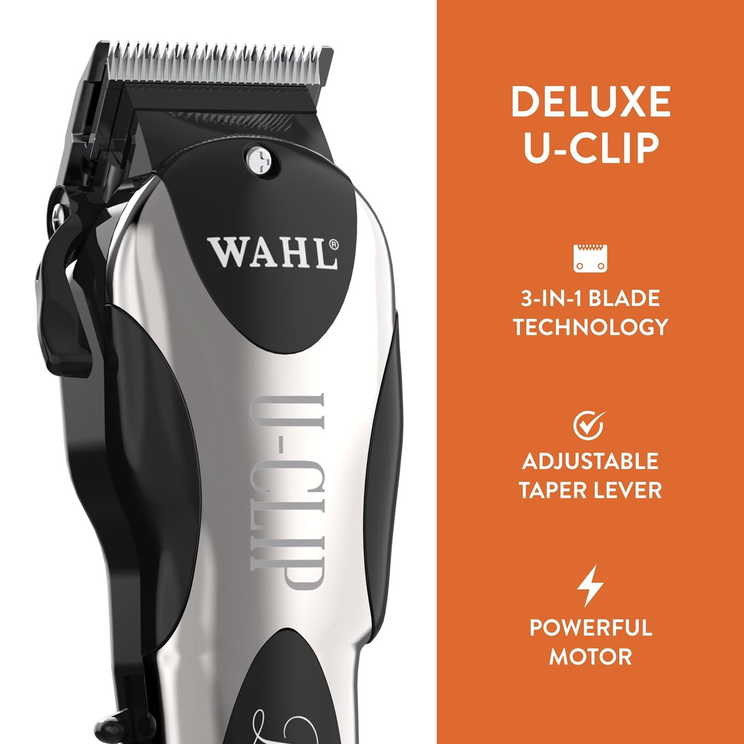 Wahl Pro Animal Deluxe U-Clip con 7 peines para patas, cara y orejas