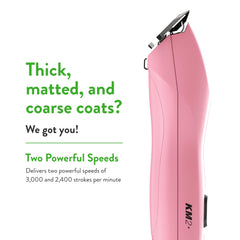 Wahl Pro Animal KM2+ cable de 14 pies para maniobras amplias en perros, gatos y caballos