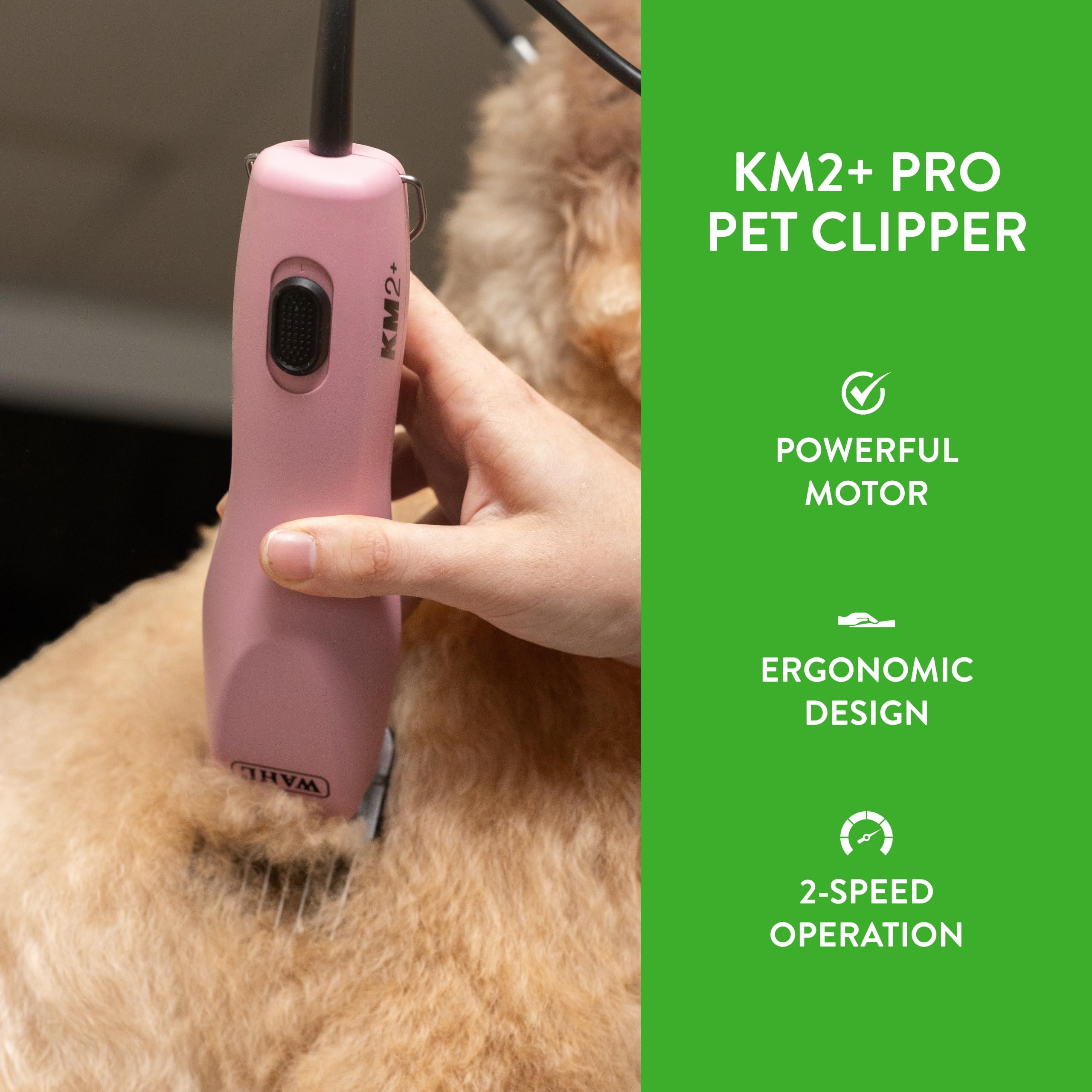 Wahl Pro Animal KM2+ dos velocidades para cortes precisos según el pelaje