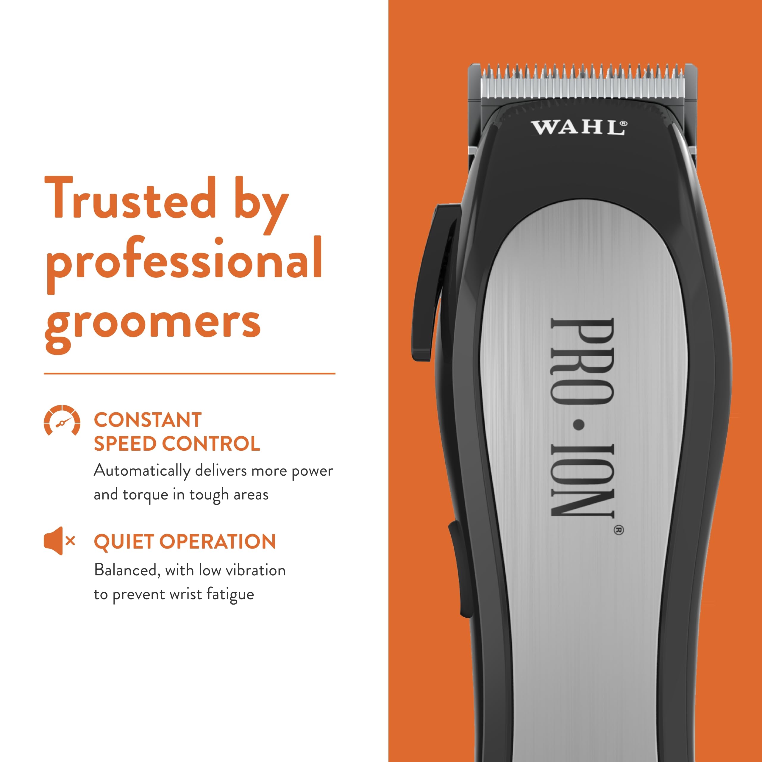 Wahl Pro Ion Pet: carga rápida de 15 minutos para extender la sesión