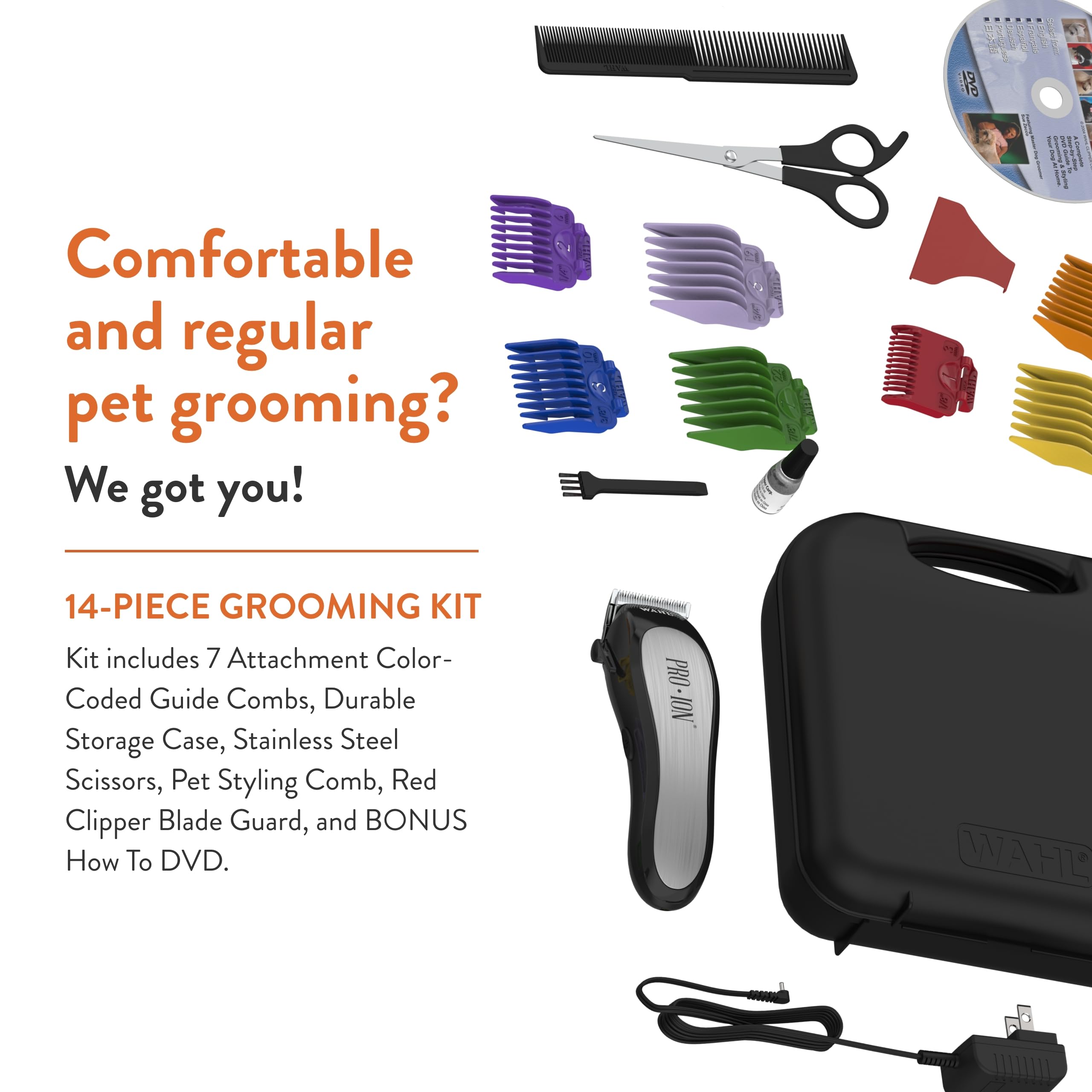 Wahl Pro Ion Pet: corte silencioso para mascotas sensibles