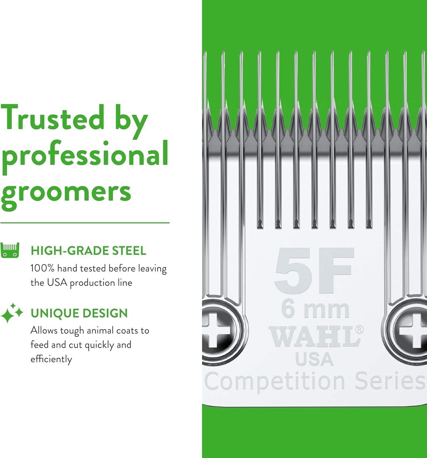 Wahl, control de calidad garantiza producto nuevo.