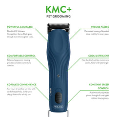 Wahl Professional Animal KMC+ hoja desmontable para cortes precisos.