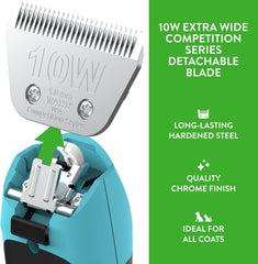 Máquina corta pelo Wahl para mascotas, diseño ergonómico.