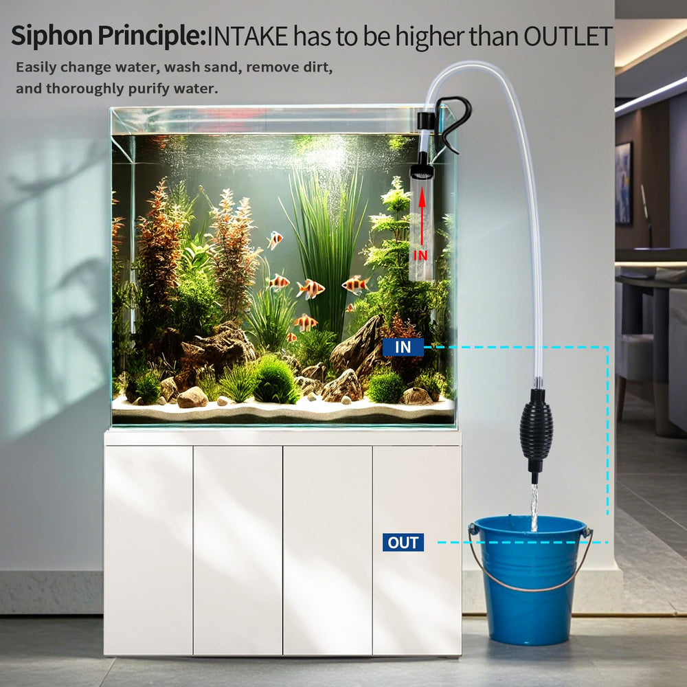 Waifoter cambio de agua controlado para acuario estable