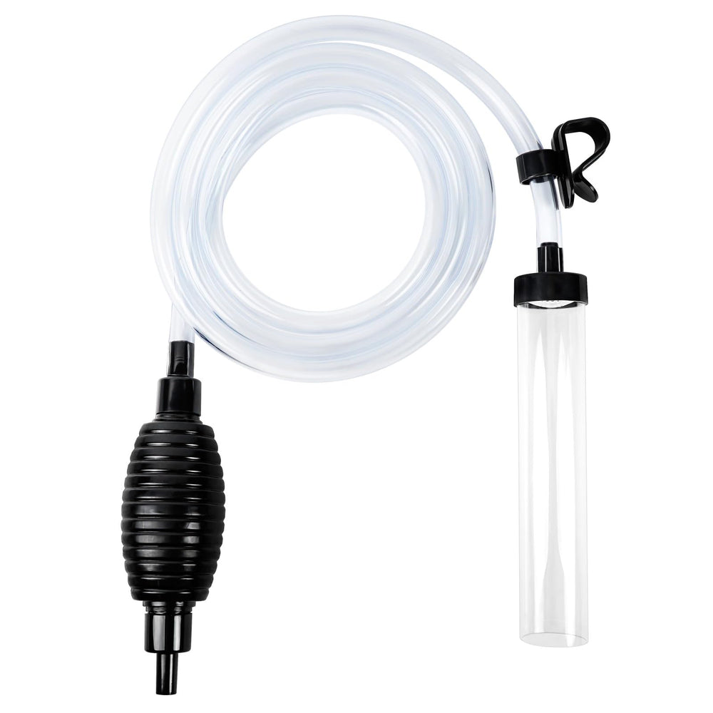 Waifoter limpiagrava sifón manual 7ft en acción para limpieza del sustrato