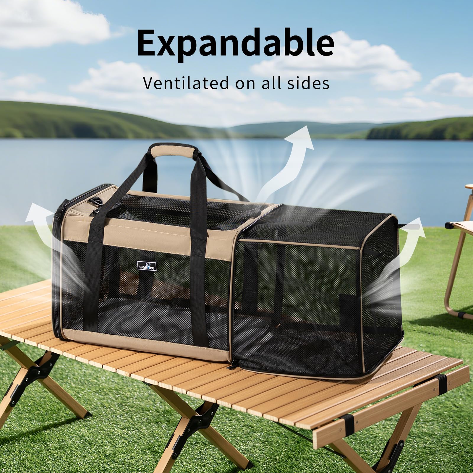 wakytu bolsillo almacenamiento: espacio práctico para accesorios de viaje