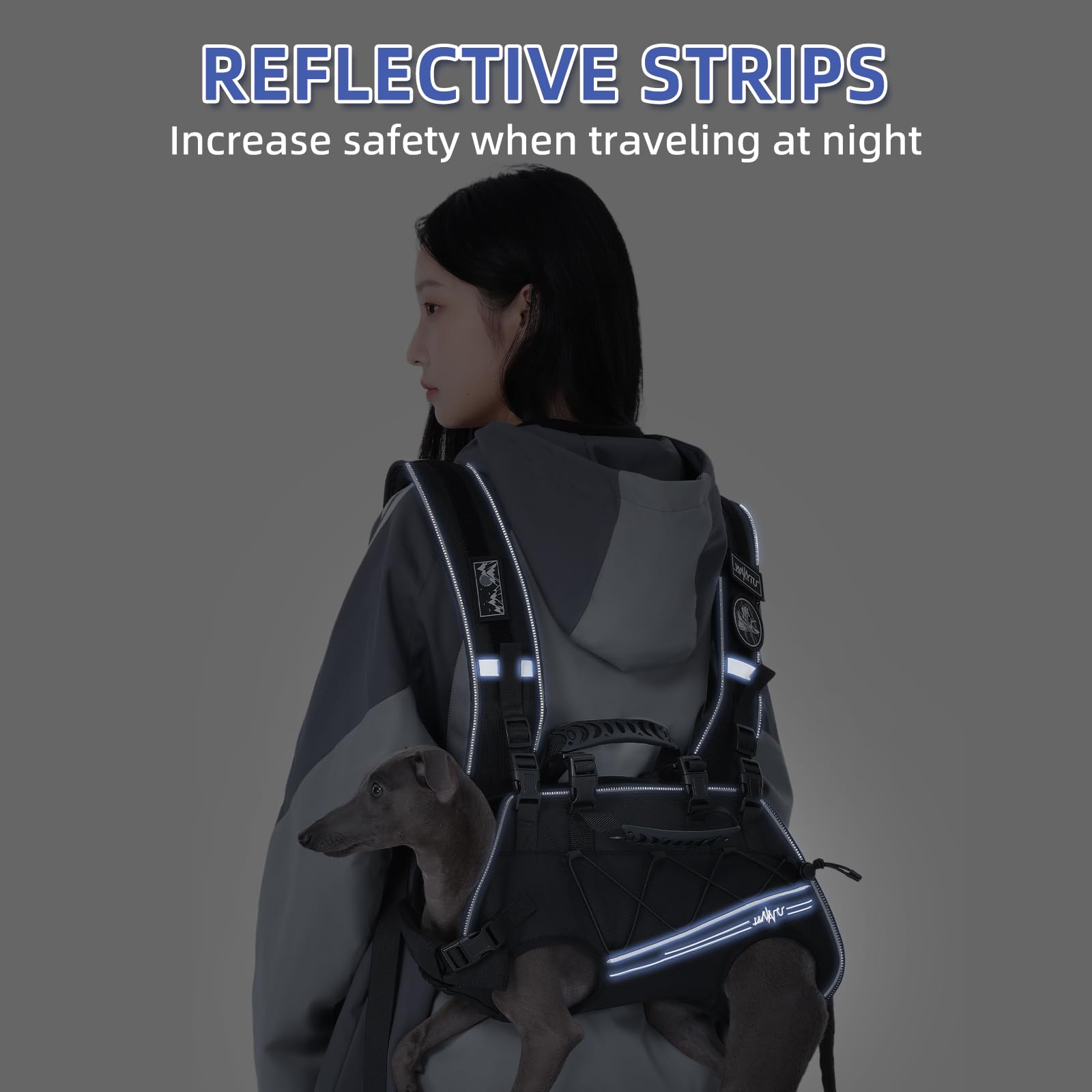 Wakytu correas acolchadas-aireadas, tirantes suaves para uso prolongado.