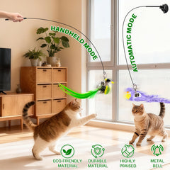 Walfront varita teaser pajaro realista: juego independiente para gatos.